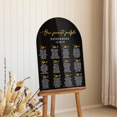 Arch Wedding Seating Chart